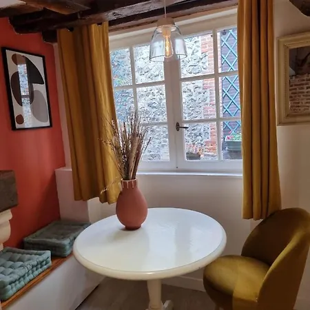 Le Temps D'une Pause Cosy With Fireplace Centre Honfleur