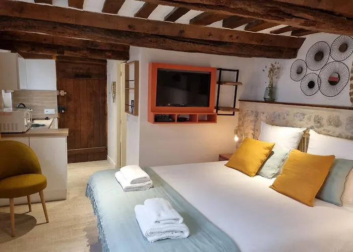 Le Temps D'une Pause Cosy With Fireplace Centre Honfleur